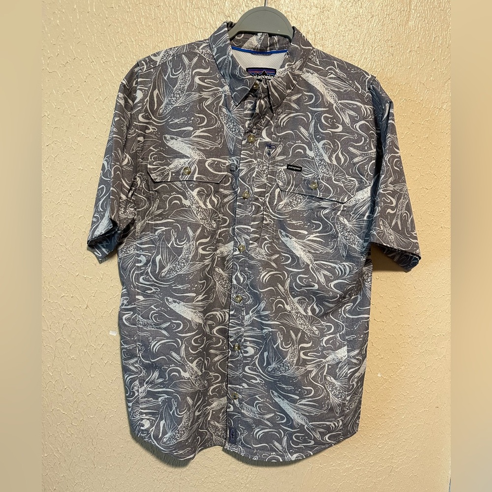 Patagonia Men’s Island Hopper Shirt Size Large‎ Fishing Outdoor Vacation
